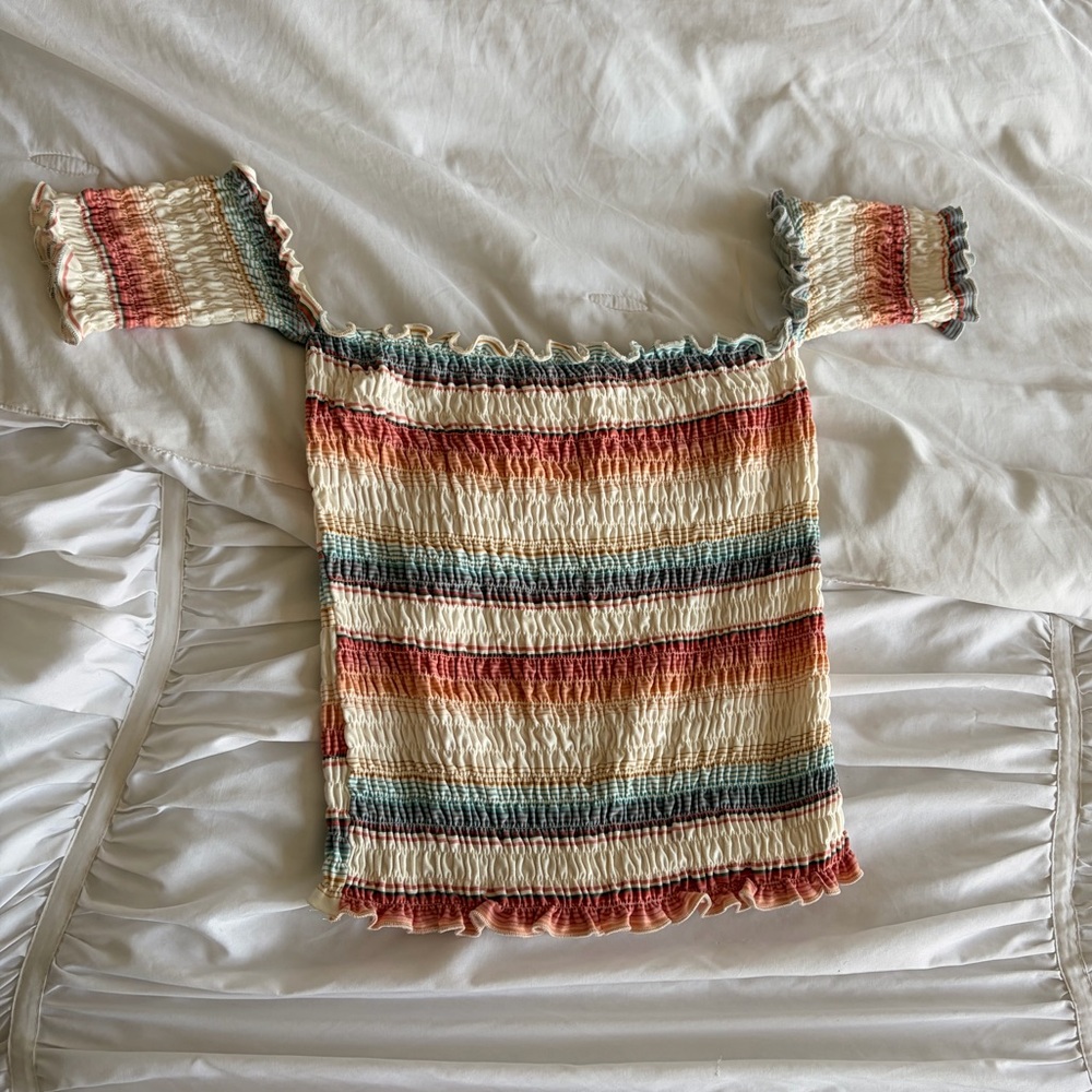 Liberty Multicolor Ruffled Top - Picture 2 of 4